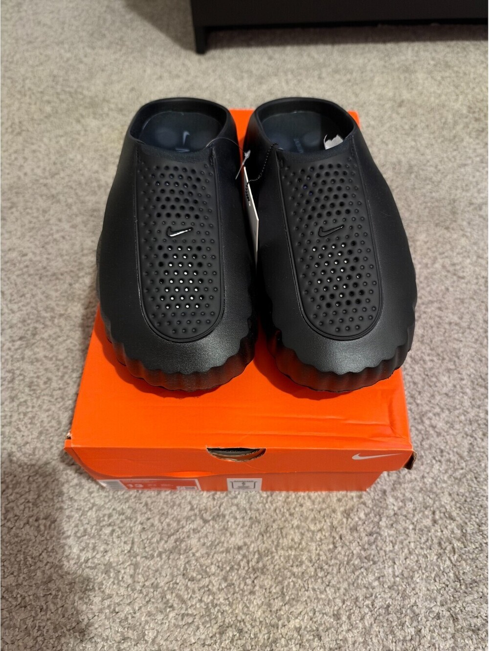 Nike Mind 001 Slide Triple Black HQ4307-005 Men’s Size 13 Brand New
